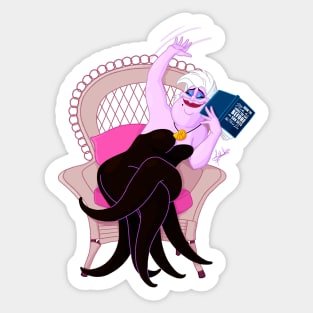 Ursula Reads Sticker